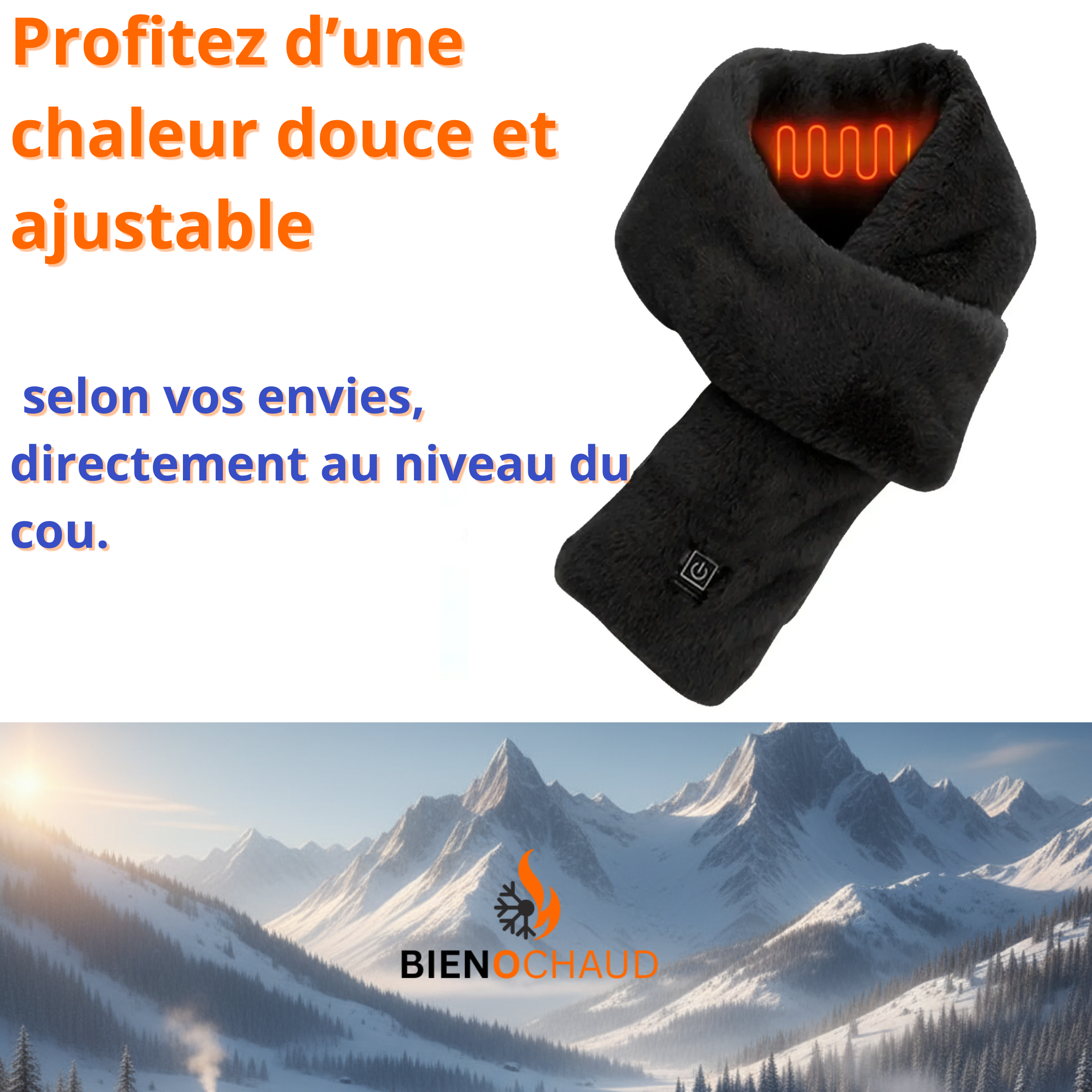 Écharpe Chauffante Ultra-Douce