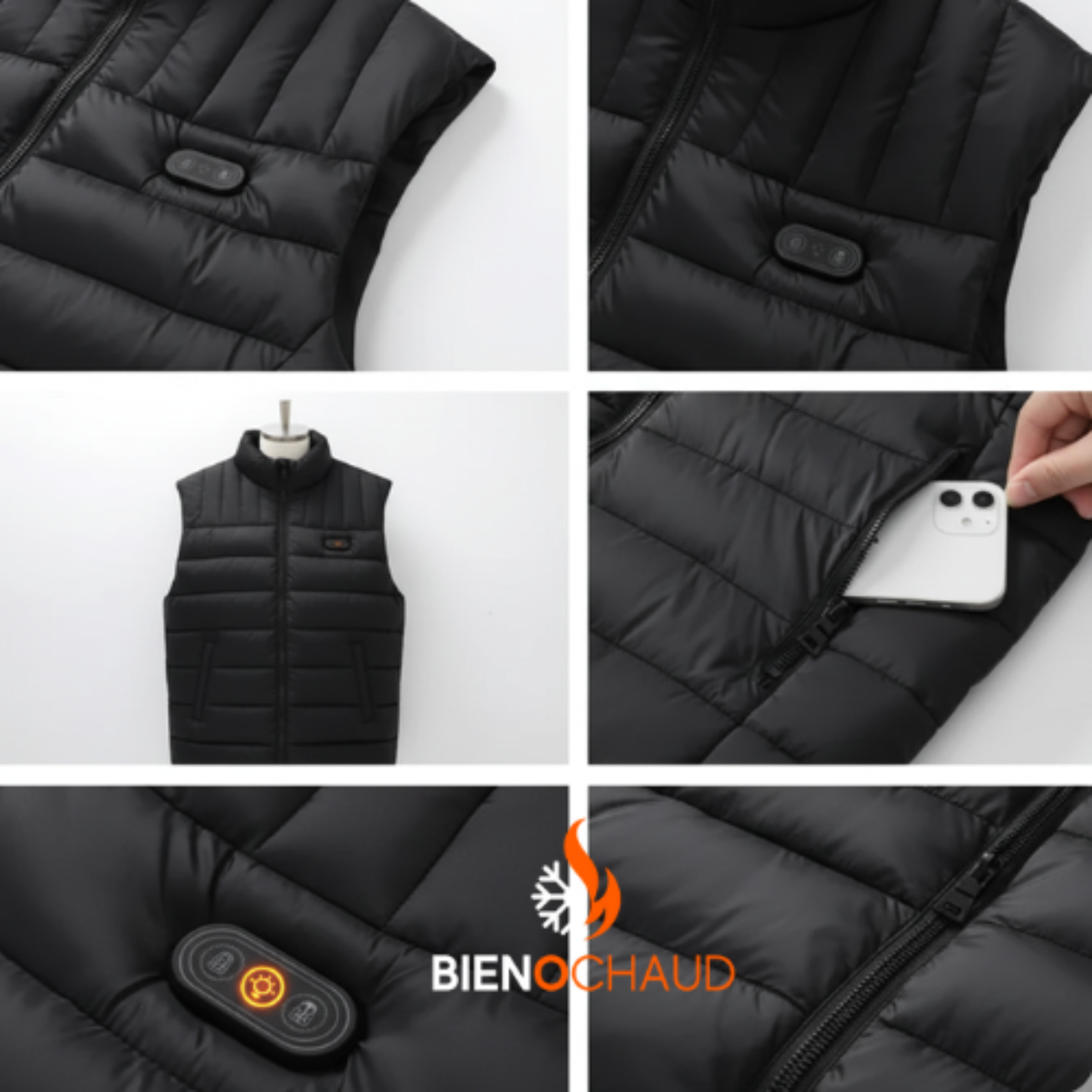 Veste Chauffante Sans Manche